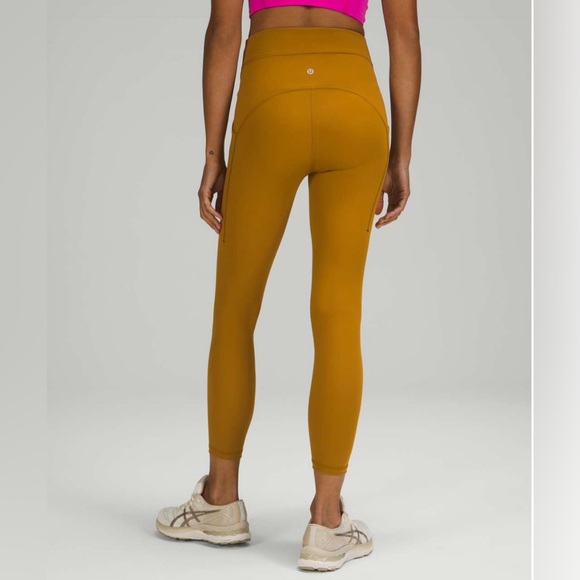 🦋HP!!🦋 Lululemon | Power Thru High-Rise Tight 25" in
Gold Spice - Picture 3 of 9